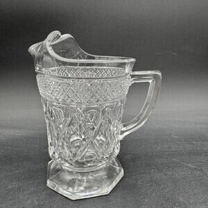Vintage Pint Pitcher Cape Cod by Imperial Glass Ohio Glassware
